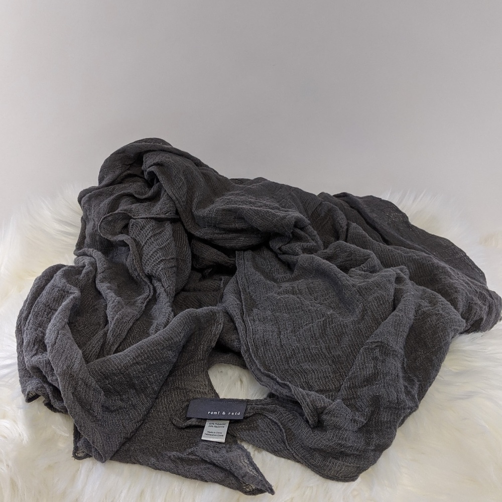 Remi and Reid | Charcoal Gray Wrap | OS